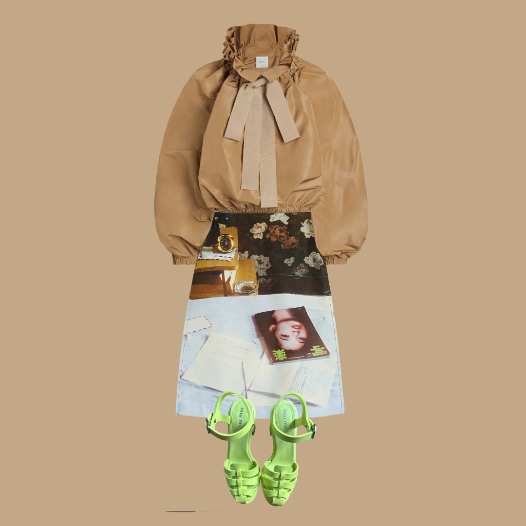 Polaroid Polly - Jill sander and Patou outfit
