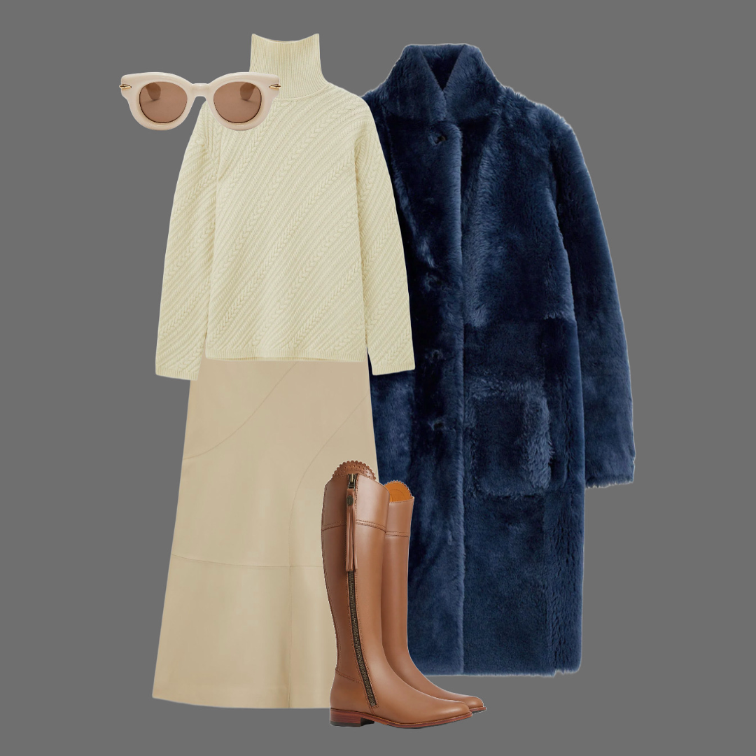 WARMTH WITH LUX FASHION SHEEPSKIN AND CASHMERE