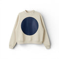 The Big Dot Sweater Cream & Navy