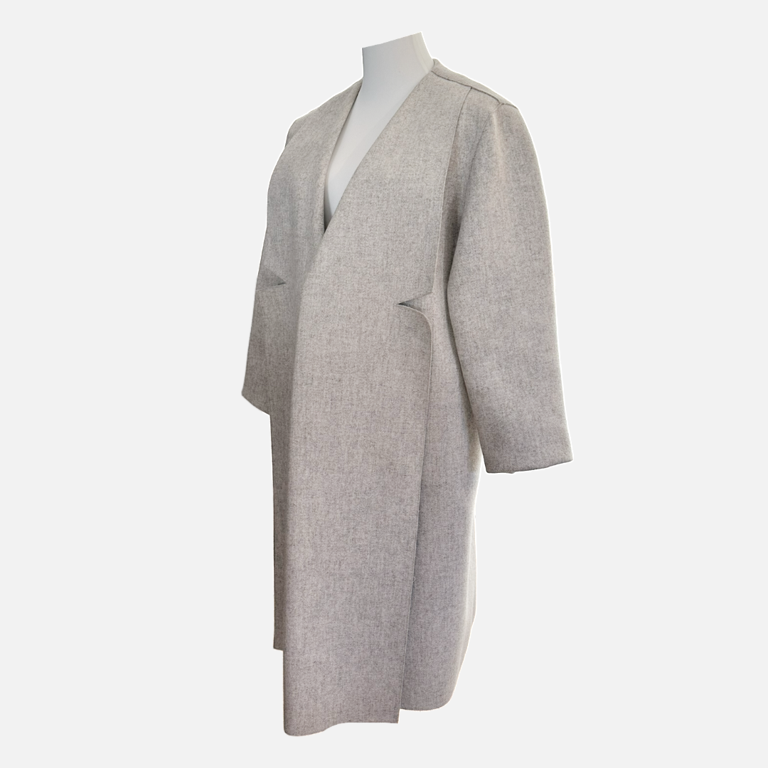 COS Rare Classic Coat The Cotswolds Daughter
boiled wool COS coat women
heavy felt wool coat women
rare classic designer coat COS