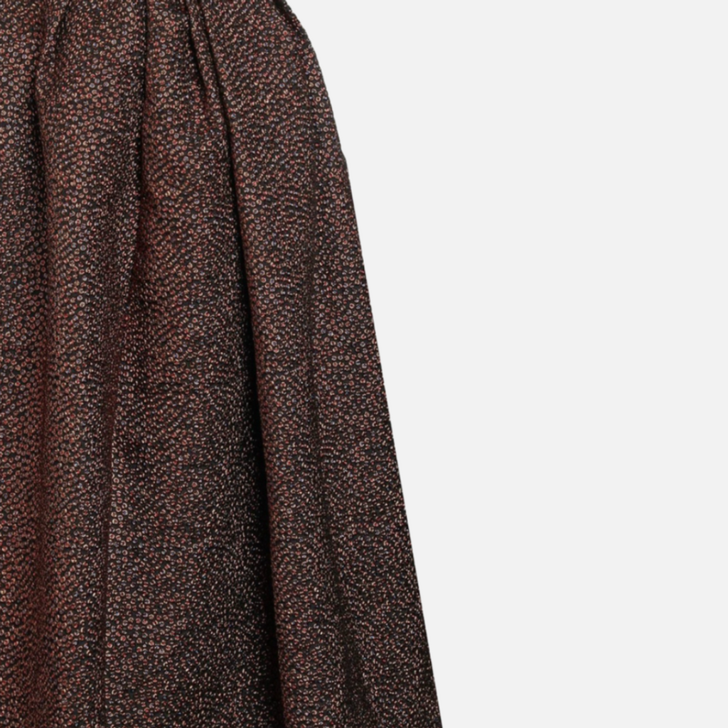 Dries Van Noten Metallic Midi Skirt | High-Waist Designer Skirt | The Cotswolds Daughter