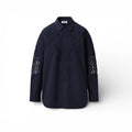 Essentiel Antwerp navy poplin shirt The Cotswolds Daughter
womens navy cut out shirt
Essentiel Antwerp statement shirt women
modern poplin shirt editorial style