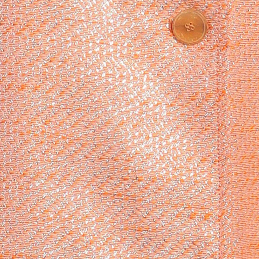 Forte Forte metallic jacket The Cotswolds Daughter
peachy pink metallic designer coat
lightweight metallic jacket women
Forte Forte pink coat editorial style