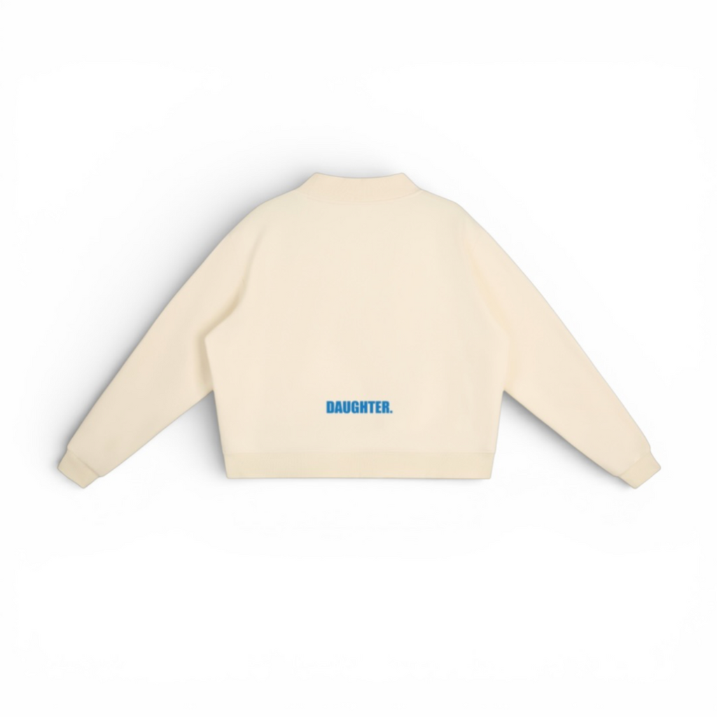 The Big Dot Sweater Blue & Cream