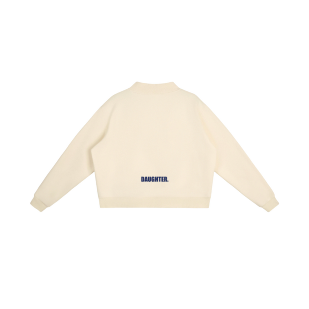 The Big Dot Sweater Cream & Navy