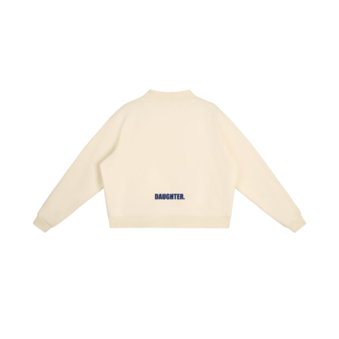 The Big Dot Sweater Cream & Navy