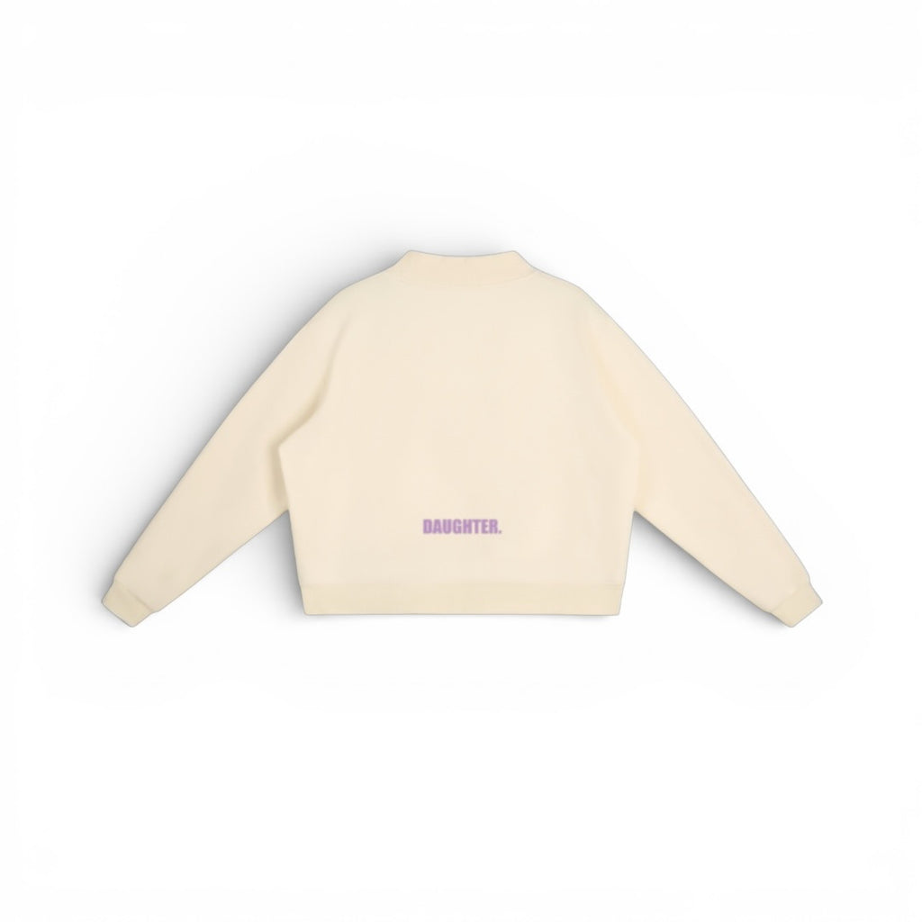 The Big Dot Sweater Cream & Violet