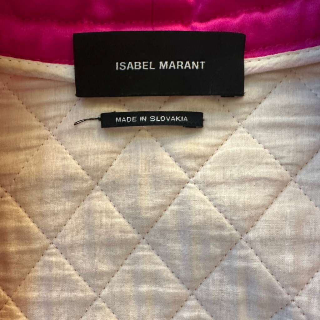 Isabel Marant | Kade Jacket | Pink Silk Cropped Jacket | Vintage | The Cotswolds Daughter