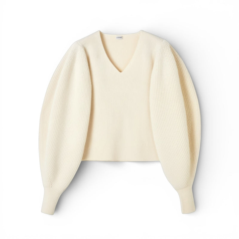 Loewe Wool Balloon sweater The Cotswolds Daughter
designer wool balloon sweater Loewe
luxury Loewe knitwear women
editorial designer wool sweater