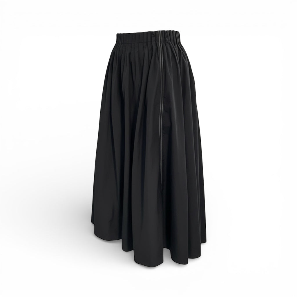 Marni black poplin skirt The Cotswolds Daughter
oversized black designer skirt women
Marni poplin statement skirt
editorial black skirt with white stitch