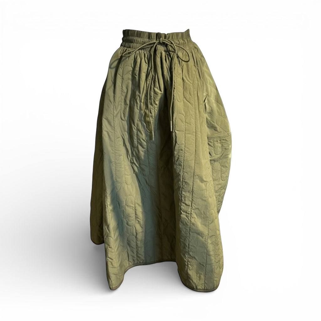 Y3 olive padded skirt The Cotswolds Daughter
asymmetrical quilted skirt women
olive designer padded skirt Y3
urban technical skirt women